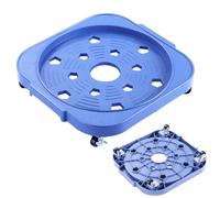 Transportador de cubo de agua con freno - Soporte cubo 19L | Carro antideslizante de uso pesado universal | para detalle de coche, garaje, cerado, obras, movilidad fácil