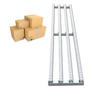 Transportador De Gravedad Ligero, Cinta Transportadora De Rodillos Plegable, Rampa Portátil De Acero Inoxidable, Rodillo De Plástico ABS(100x40cm/39.3x15.7in)