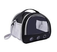 Transportador de hámster, bolsa de transporte de animales pequeños, portador de Guinea multifuncional, bolsos transparentes con ventana para Guinea, conejito