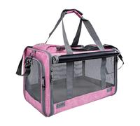 Transportador de mascotas para gatos | portátil de viaje transpirable de hasta 20 libras, transportador de mascotas pequeño, para hospital, avión, coche, camping, al aire libre