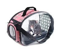 Transportador de mascotas para hámsteres, bolsa de transporte para animales pequeños, bolsas de viaje portátiles con cinturón ajustable, funda de transporte para mascotas pequeñas con correa para el