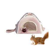 Transportador de mascotas pequeño, bolsa de transporte de Guineas, bolsa de transporte de animales pequeños de viaje, jaula para pájaros lagartos, ardillas, bolsa transpirable