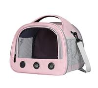Transportador de mascotas transpirable portátil para animales pequeños transparente para bolsa de transporte jaula de viaje para chinchilla