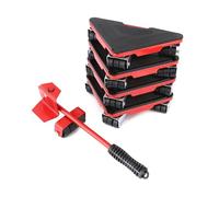 Transportador de Mobiliario. Elevador de Carga con Ruedas. Herramienta de Elevación de Muebles. Ruedas para Transportar en Hogar, Mudanzas, Almacén. Set de Transporte de Objetos hasta 200 Kg.