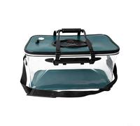 Transportador de peces con diseño plegable de ventilación de malla y válvula de aire integrada para una entrega constante de oxígeno (35 cm)