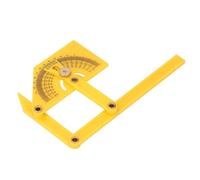 Transportador de Plástico Ajustable con Buscador de ángulo Inclinado Externo Interno de 180 Grados para Herramienta de Medición de Carpintería