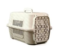 Transportador de plástico duro para gatos, caja de transporte portátil para mascotas, perrera para gatos, cachorros y mascotas pequeñas