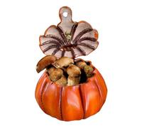 Transportador de recolección de frutas, elegante bolsa de poliuretano con diseño de calabaza | Soporte impermeable Oxford 600D | Saco de recolección durabl de base hueca | Compañero de jardín a