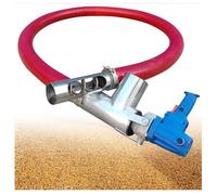 Transportador De Tornillo Eficiente De 1-5M 1500W,Alimentador De Barrena De Grano Portátil,Máquina Industrial De Transporte De Polvo Granulado For Grano, Cemento, Arena Y Pellets(4m)