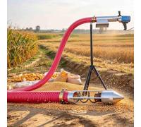 Transportador De Tornillo Transportador Portátil De Grano,2M | Sistema Portátil De Transporte Por Tornillo Sin Fin Eléctrico Máquina Alimentación Neumática Transportador Sinfín,2M
