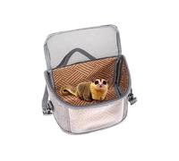 Transportador de viaje para mascotas - Tela Oxford Nylon | de transporte portátil transpirable con red y transparente | Transportador para animales pequeños, planeadores, hámsters, pájaros