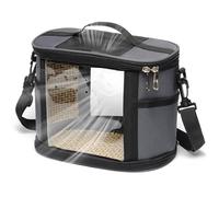 Transportador de viaje para pájaros, bolsa de transporte para loros, bolsa de transporte portátil para hámster, guacamayo, cacatúa, jaula de viaje para periquitos