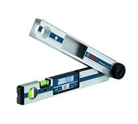 Bosch GAM 220 MF Professional medidor de ángulos digital 0 - 220°, Transportador plateado/Azul, 1,5 V, 0,4 m