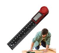 Transportador digital, herramienta de medición de ángulo de pantalla LCD, medición de alta precisión, diseño a prueba de golpes, suministros industriales antideslizantes para construcción de escaleras