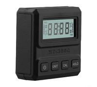 Transportador digital inclinómetro con base magnética - Medidor de ángulo de resolución de 0,05° para medición horizontal, vertical y de pendiente, precisión de ±0,1°, portátil