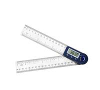 Transportador electrónico de 200mm, regla ángulo Digital acero inoxidable, inclinómetro, buscador, medidor(0-300mm)