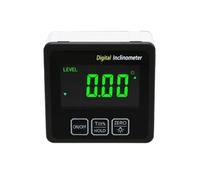 Transportador electrónico de 360 grados, resolución de 0,05 grados, precisión ±0,2 grados, caja biselada del inclinómetro, imán de nivel de ángulo en el interior, inclinómetro digital(5518-90)