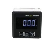 Transportador electrónico de 360 grados, resolución de 0,05 grados, precisión ±0,2 grados, caja biselada del inclinómetro, imán de nivel de ángulo en el interior, inclinómetro digital(5515-90BF)