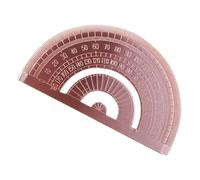 Transportador Metálico | Medidor De Ángulos Para Mecánicos - Dispositivo de Medición de 180 Grados para Estudiantes de Carpintería Geometría Dibujo Técnico e Ingeniería