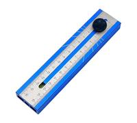 Transportador multifunción, multiángulos, regla de marcado, para aplicaciones profesionales de carpintería, múltiples ángulos, posicionamiento, transportador con perilla giratoria y burbuja