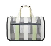 Transportador para gatos, bolsa de viaje para perros, transportador de cachorros de gran capacidad, bolsa plegable portátil de nailon para mascotas pequeñas y medianas (verde pico)