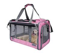 Transportador para gatos - Bolsa de viaje ventilada hasta 9 kg | Bolsa de transporte para gatos, para viajes en avión, coche, camping, senderismo, moto