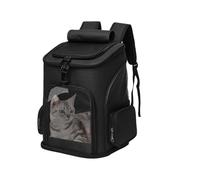 Transportador para gatos | Estructura flexible plegable y extensible bolsa de transporte | Bolsillo para uso diario Aseo Corte Garras Paseo Vuelo y Veterinario
