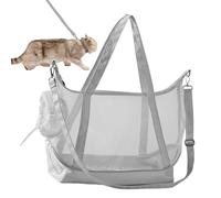 Transportador para mascotas, de hombro transpirable de nylon - de transporte de viaje para gatos, para picnic, senderismo, camping, transporte, hombres, mujeres, adultos, adolescentes
