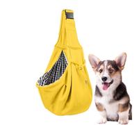 Transportador para perros pequeños y gatos, de transporte segura para perros manos libres, correa transpirable para cachorros, correa ajustable para perros pequeños, gatos, para caminar al aire