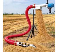 Transportador Portátil De Grano Tornillo Sinfin Portátil ,1.5M | Transportador Sinfín Tornillo Sinfin Portátil De Grano Sistema Transporte Por Sin Fin Eléctrico,1.5M