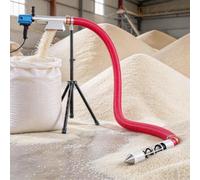 Transportador Portátil De Grano Transportador De Tornillo,1.5M | Sistema Portátil De Transporte Por Tornillo Sin Fin Eléctrico Transportador Sinfín Sinfin Grano,1.5M