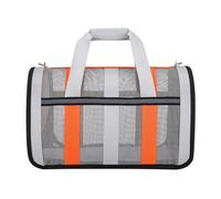 Transportador portátil para perros, bolsa de viaje plegable para mascotas, transportador portátil para mascotas, múltiples paneles de malla, ideal para volar, visitas al veterinario, viajes largos y