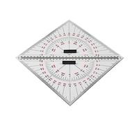 Transportador Regla Triangular 300mm A Escala Para Medición Distancia Ingeniería Enseñanza Transportador Matemáticas Regla Geométrica Equipo Navegación
