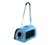 Transportadoras Gatos Trasportín Gatos Portátil y Transpirable Bolsa para Mascotas Perros Gatos Animales Color Aleatorio (6371-AZUL)