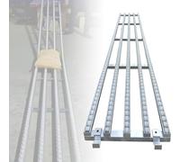 Transportadores De Rodillos Por Gravedad, Rampas De Rodillos Portátiles, Rampas De Carga/descarga Logística De Almacén,Modulares,For Descarga De Camiones,Fábricas(200x50cm/78.7x15.7in)