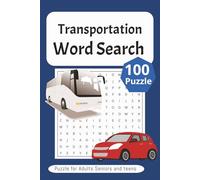 Transportation Word Search Puzzle Book: Word Searches with Easy to Read about transportation, Cars, Trains and More (6x9 inches,125 pages) 100 Puzzles…..Gift Ford vacaciones, Holiday and Free Times