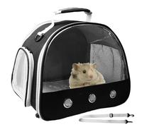 Transportbox Hamster, 30 x 25 x 25 cm, bolsa de transporte para gatos, perros, animales pequeños, bolsa de transporte para mascotas con apertura lateral, bolsas plegables para gatos, perros, conejos