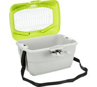 Transportbox Mini-Capri 40 × 22 × 30 cm gris claro/verdes