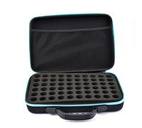 Transporte aceites Esenciales, Caja Almacenamiento para 60 Botellas, 10 ml, 15 ml, Aceite Esencial Esmalte uñas, Aceite aromaterapia, Organizador aceites Esenciales, Carcasa