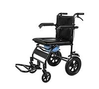 Transporte Ligero Silla De Ruedas Móvil Cinturón Plegable Sentado Semi-Reclinado, Ayudas Para La Movilidad Autopropulsadas, Silla De Viaje Confort, Adecuada Para Personas Mayores Y Discapacitadas