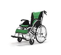 Transporte Plegable Ligero Máquina De Desplazamiento De Silla De Ruedas Móvil Cómoda Al Aire Libre, Frenos Delanteros Y Traseros, Empuje Manual Aleación De Aluminio Cómodo Desplazamiento De Silla De