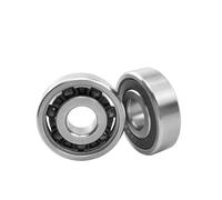 Transportes híbridos de acero inoxidable 6200 6201 6202 6203 6204 6205 6206 2RS Rodamientos de bolas cerámicos híbridos de nitruro de silicio(6205 25x52x15mm)