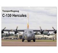 Transportflugzeug C-130 Hercules (Wandkalender 2026 DIN A2 quer), CALVENDO Monatskalender: 13 beeindruckende Motive eines Transportflugzeuges