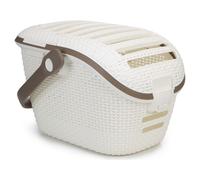 Transportín Curver Para Perros 51x38x33cm Blanco - Seguridad Y Comodidad