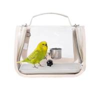 Transportín De Loro Bolsa de Traslado para Pájaro con Percha | Jaula Ligera Para Periquito Para Viajes Exteriores, Acampadas, Carreteras, Vacaciones, Loros, Periquitos, Ninfas, Conuras,