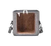 Transportín De Malla para Mascotas, Malla Transpirable, 23x13x19cm, Transparente para Animales, Viaje para Mascotas Pequeñas, Diseño Ligero, para Animales De Tamaño Pequeño, Planeadores del Azúc