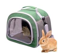 Transportín de Viaje para conejitos, Transportín para Mascotas pequeñas | Bolso Bandolera para Conejo - Bolsa de Transporte para Animales pequeños, transportador de Ardilla para Viajes,