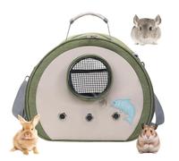 Transportín de Viaje para hámster - Gran Capacidad, Portátil Y Transpirable | Estuche transportador de Conejos | para Perros, Chinchillas, Erizos, Conejos, Hurones, Aves, Viajes y Paseos