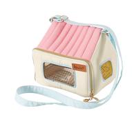 Transportín De Viaje para Pájaros con Percha De Pie, Diseño Transpirable, 22 * 18 * 20 Cm, De Excursión para Mascotas, Jaula De Viaje para Pájaros, Diseño Cómodo, para Oficinas De Palomas, Veh