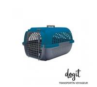 Transportín Dogit Pet Voyageur para mascotas color Azul